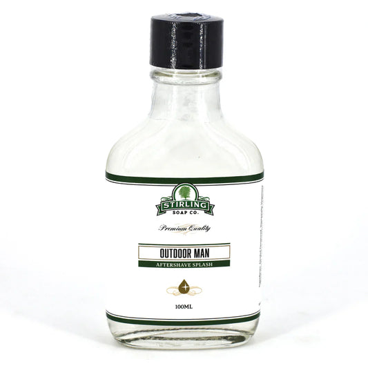 Stirling Soap Co. Outdoor Man Aftershave Splash 3.3 oz