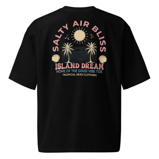 Salty Air Bliss Oversized Heavyweight T-Shirt – Premium Island-Inspired Streetwear Essential