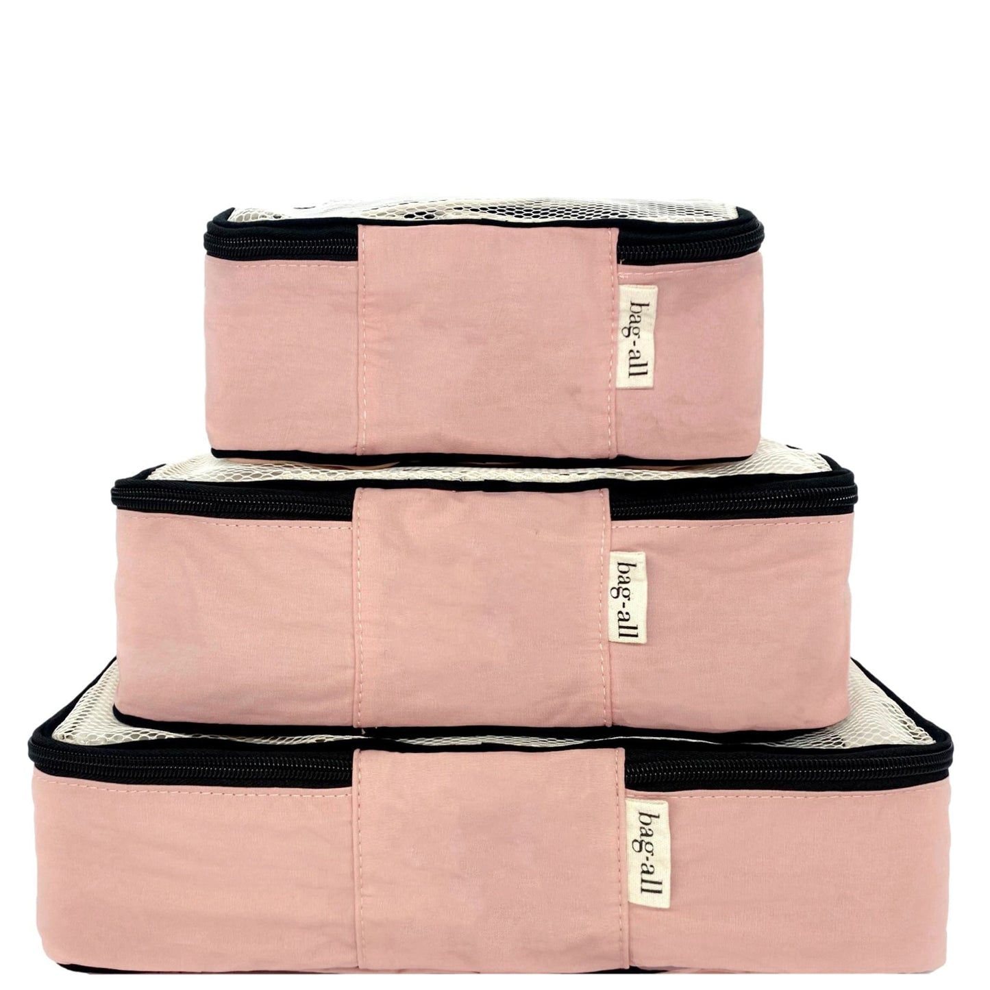 Personalized Packing Cubes, 3-pack Pink/Blush