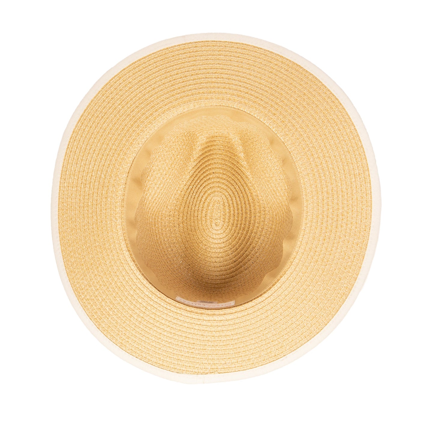 Women's Paperbraid Fedora With Pop Color Grosgrain