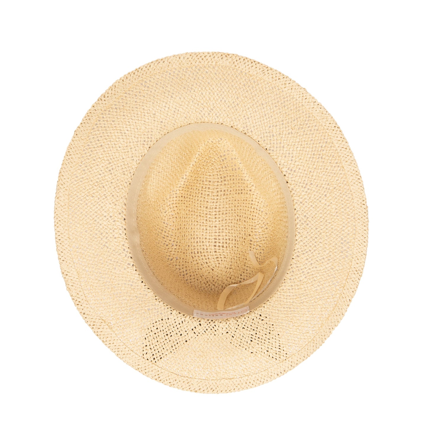 Women's Woven Paper Fedora With Back Knot Band
