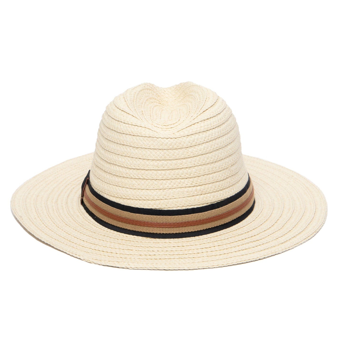 Men's Panama With Layered Webbing & Faux Leather Trim
