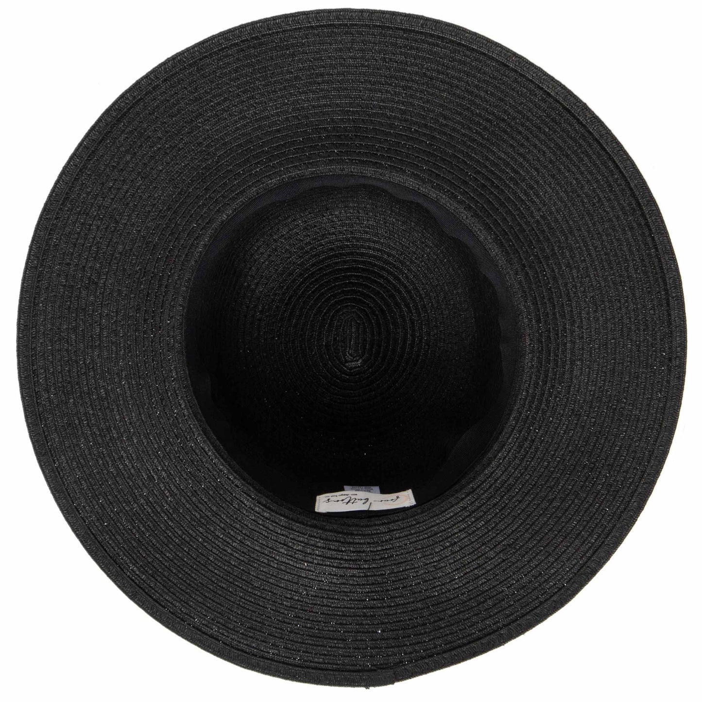 Women's Sun Hat W/ Oversized Stripe Bow