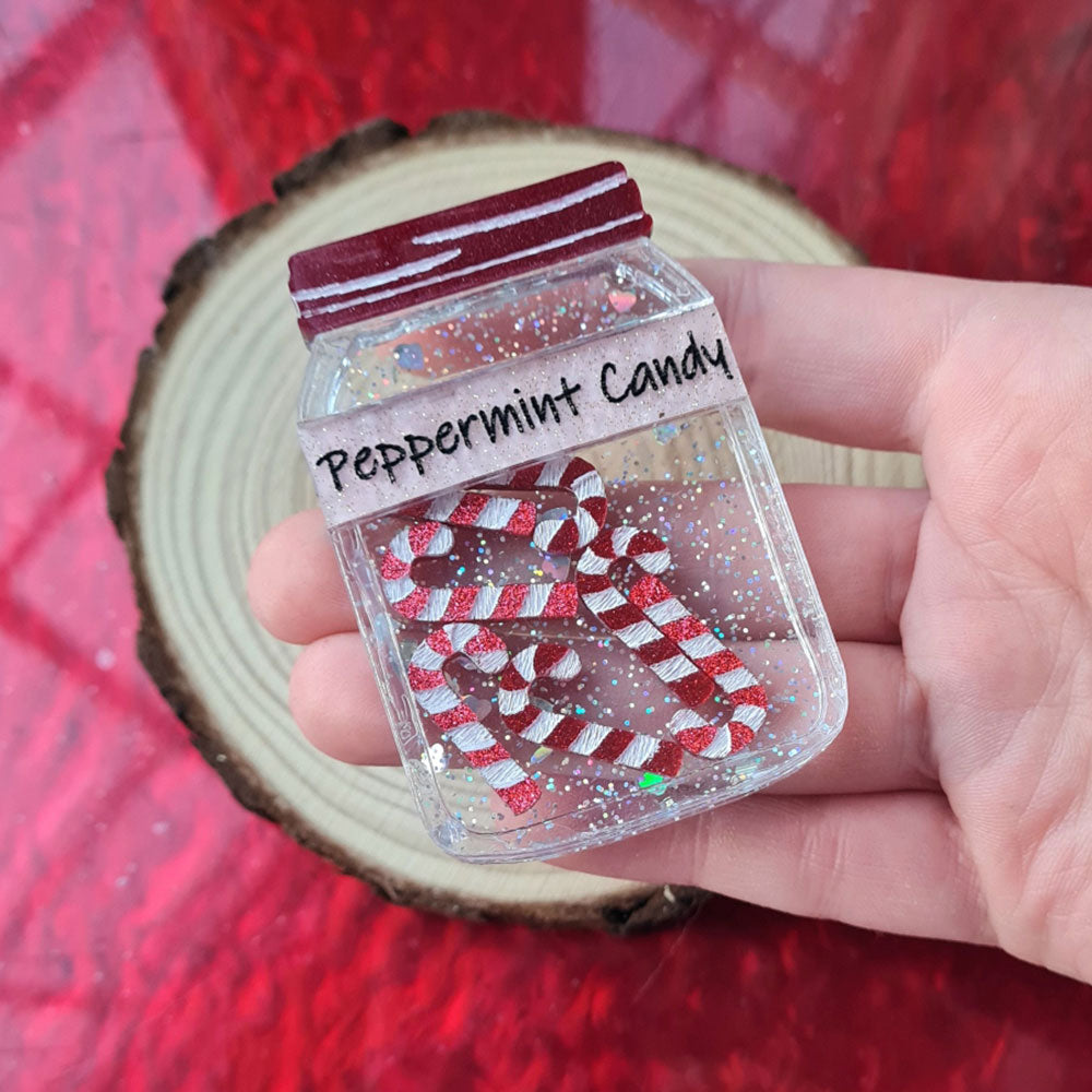 Peppermint Candy Brooch by Cherryloco Jewellery