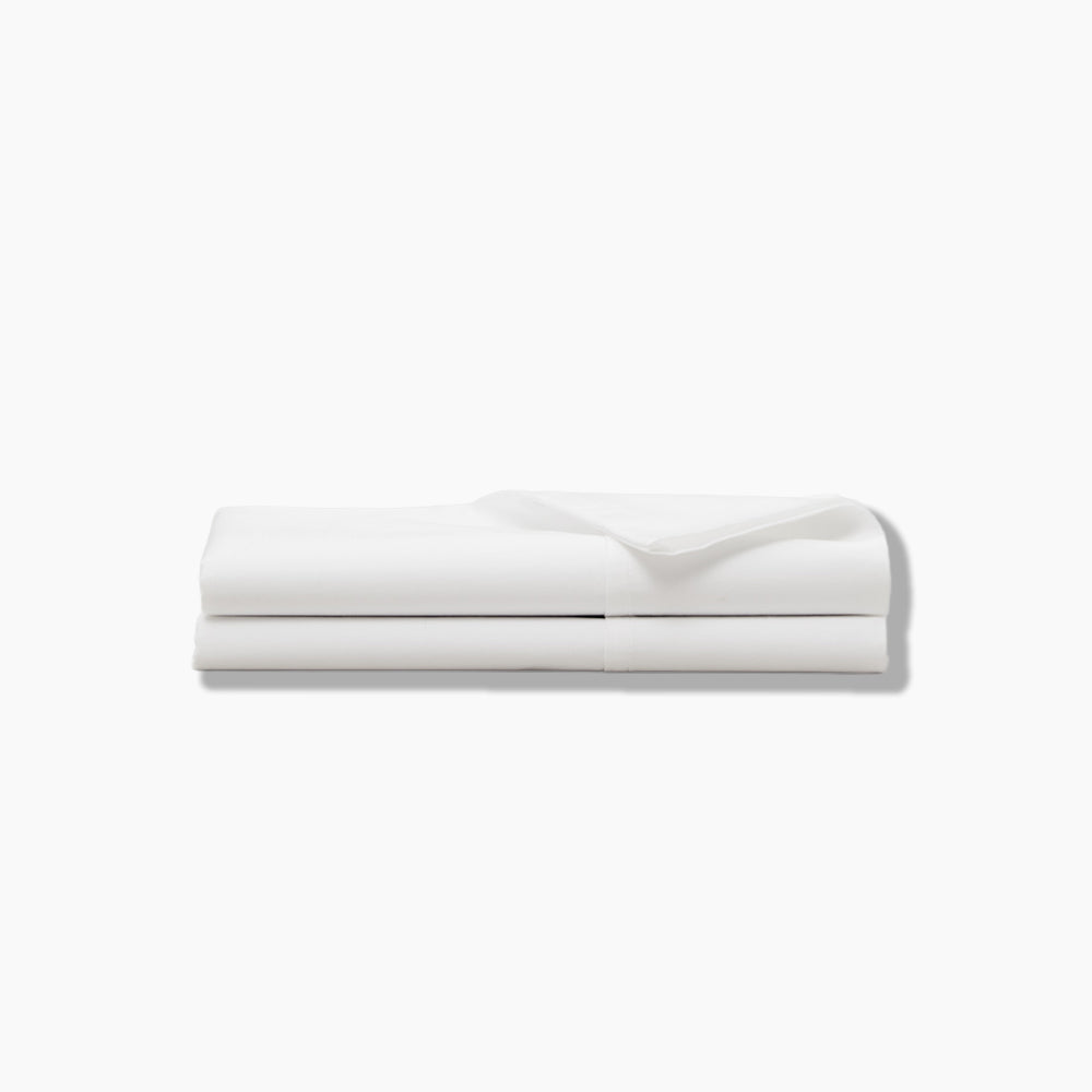 Organic Cotton White Pillow Case Set