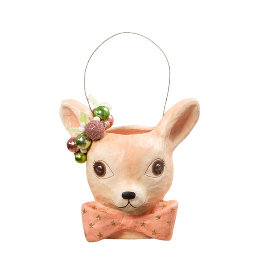 Pastel Fawnie Bucket Small by Bethany Lowe