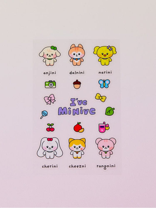 IVE - MinIVE Minini Official MD Plate Sticker 2