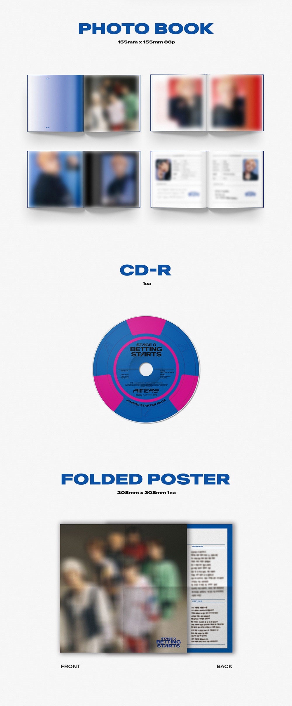 Aimers - Stage 0. Betting Starts 1st Mini Album