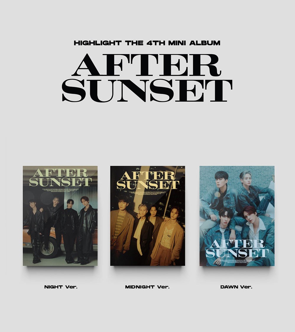Highlight 4th Mini Album - After Sunset