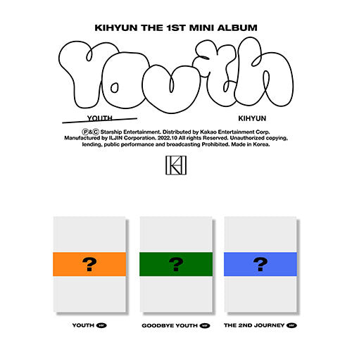MONSTA X Kihyun 1st Mini Album - Youth