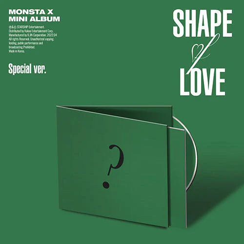 MONSTA X - 11th Mini Album Shape Of Love [Special Ver.]