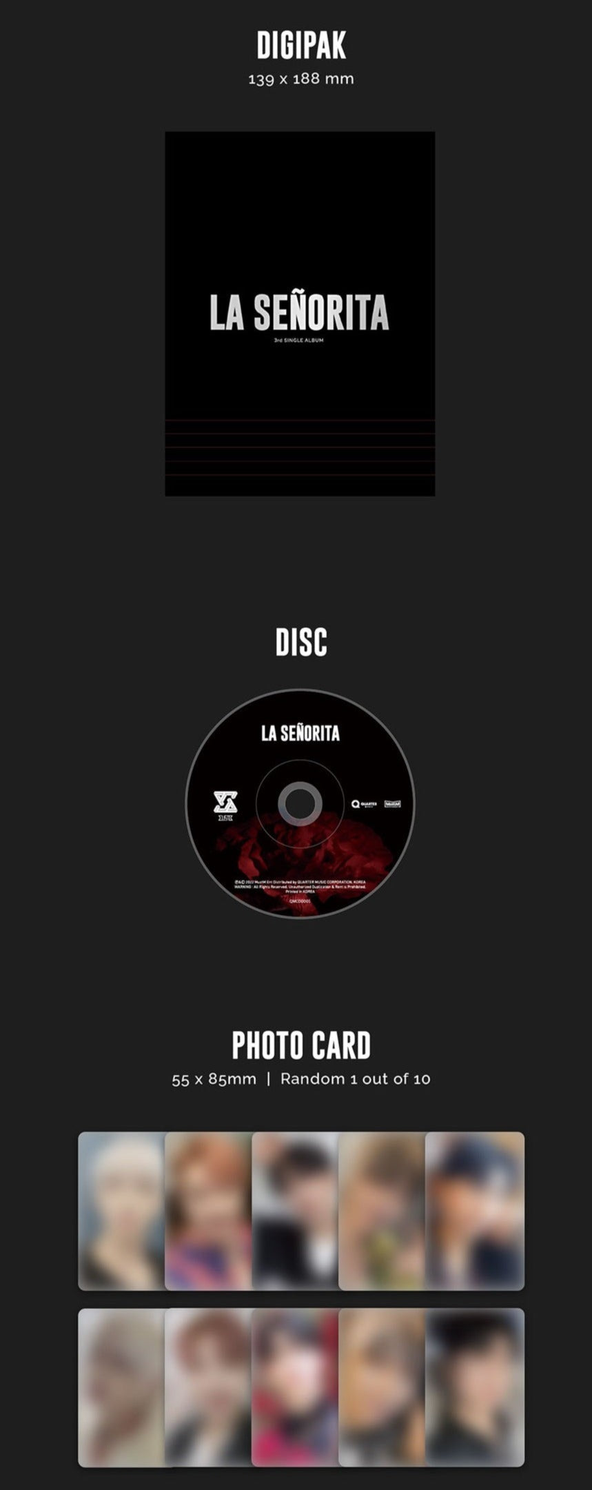 Mustb 3rd Single Album - La Senorita DB