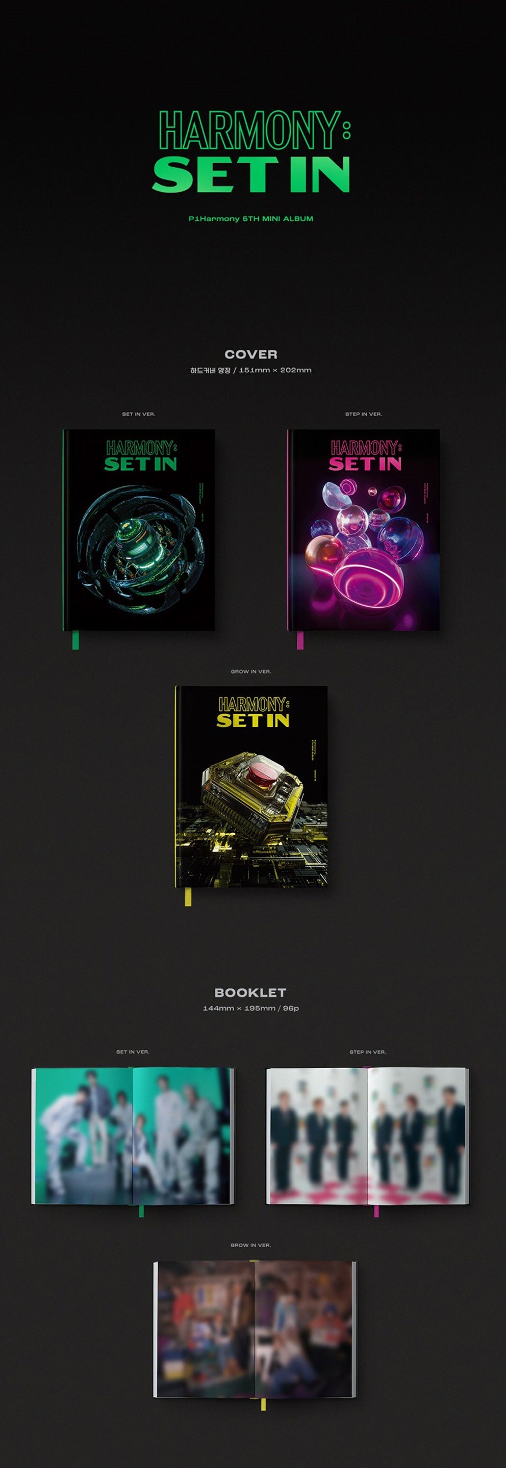 P1Harmony 5th Mini Album - Harmony : Set In