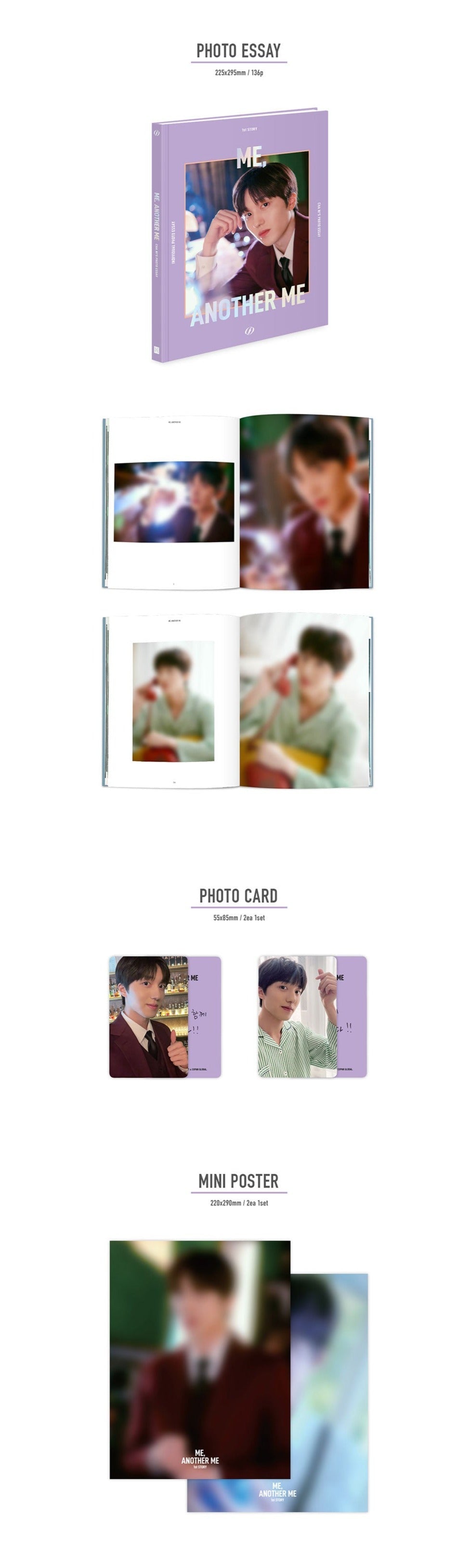 SF9 Hwi Young & Cha Ni's Photo Essay Set - Me, Another Me