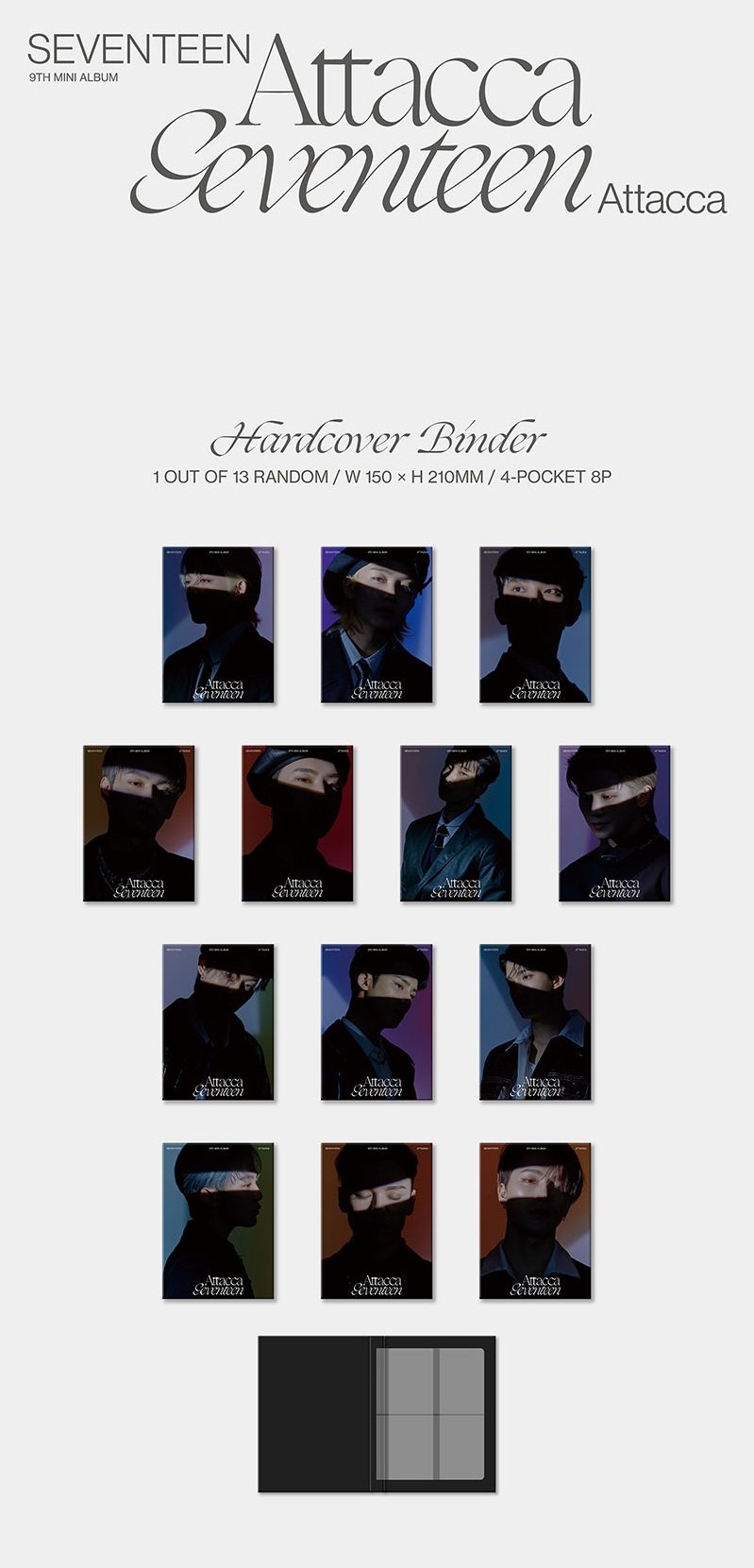 Seventeen - 9th Mini Album Attacca - Carat Version