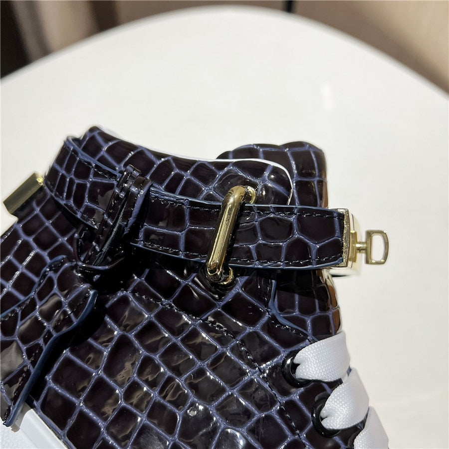 Soverign High-Top – Glossy Blue