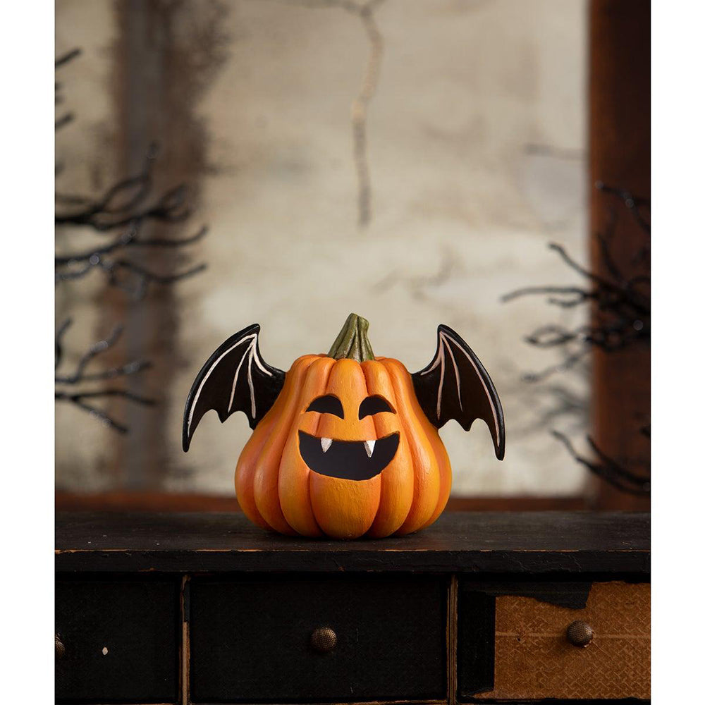 Pumpkin Bat Luminary by Bethany Lowe Designs
