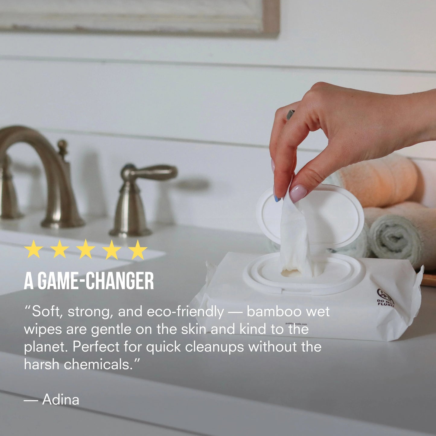 Pure Bamboo Wet Wipes (300 ct) - Osadia Concept Store