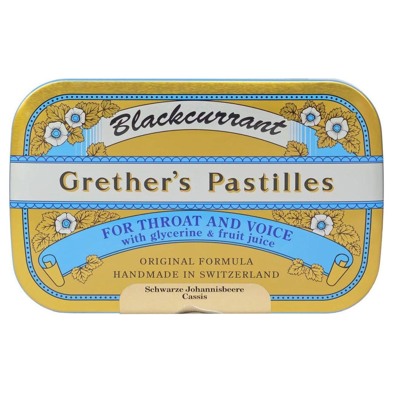 Grether's Pastilles Blackcurrant Sugarfree 2.125 Oz.