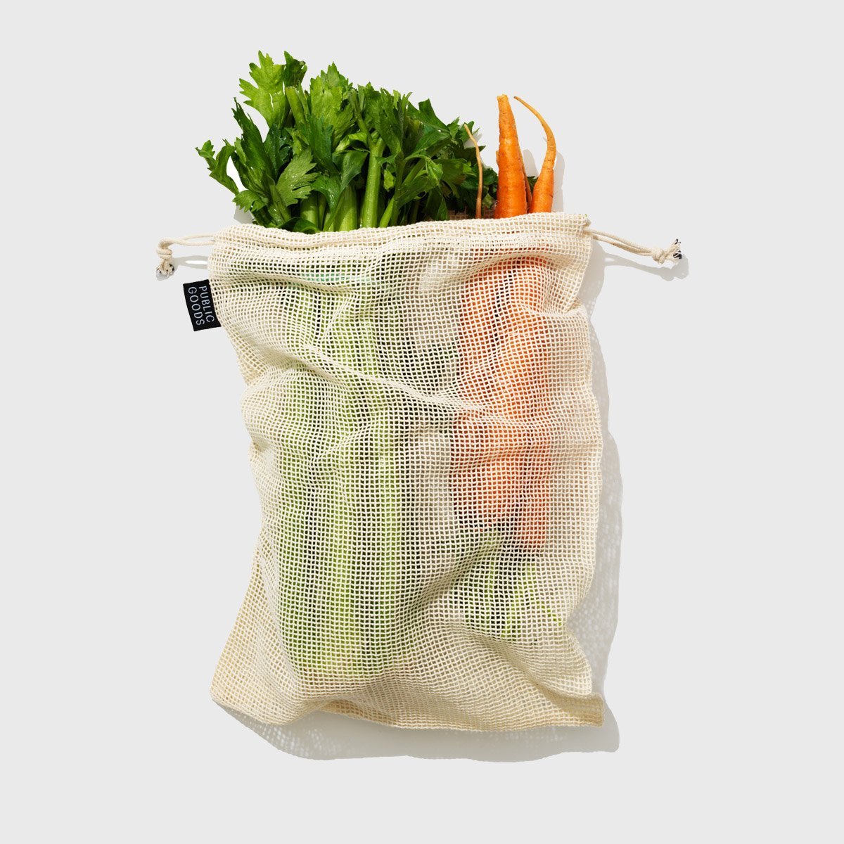 Organic Reusable Mesh Grocery Bag (2 ct) - Osadia Concept Store