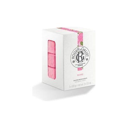 Roger & Gallet Rose Wellbeing Soaps Box of 3x3.5 oz
