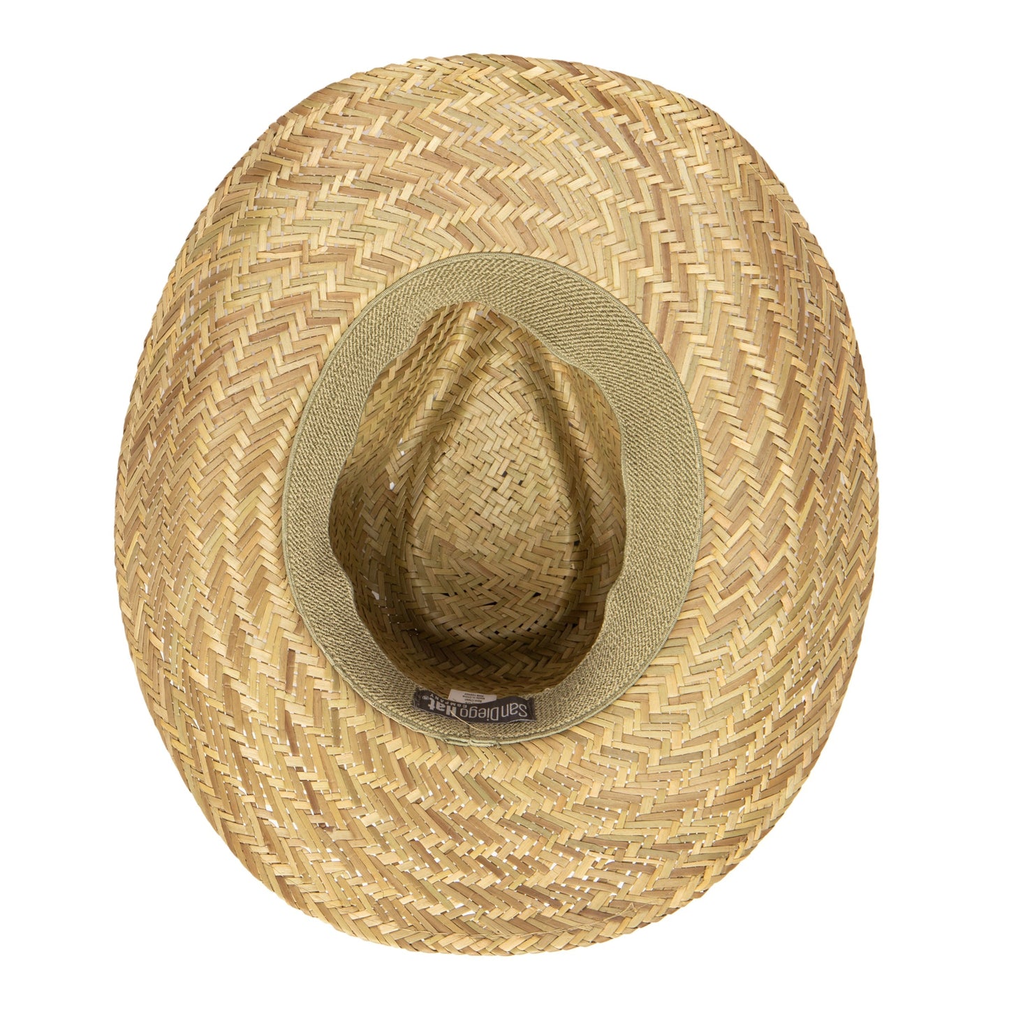 Men's Woven Rush Straw Cowboy With Pu Band