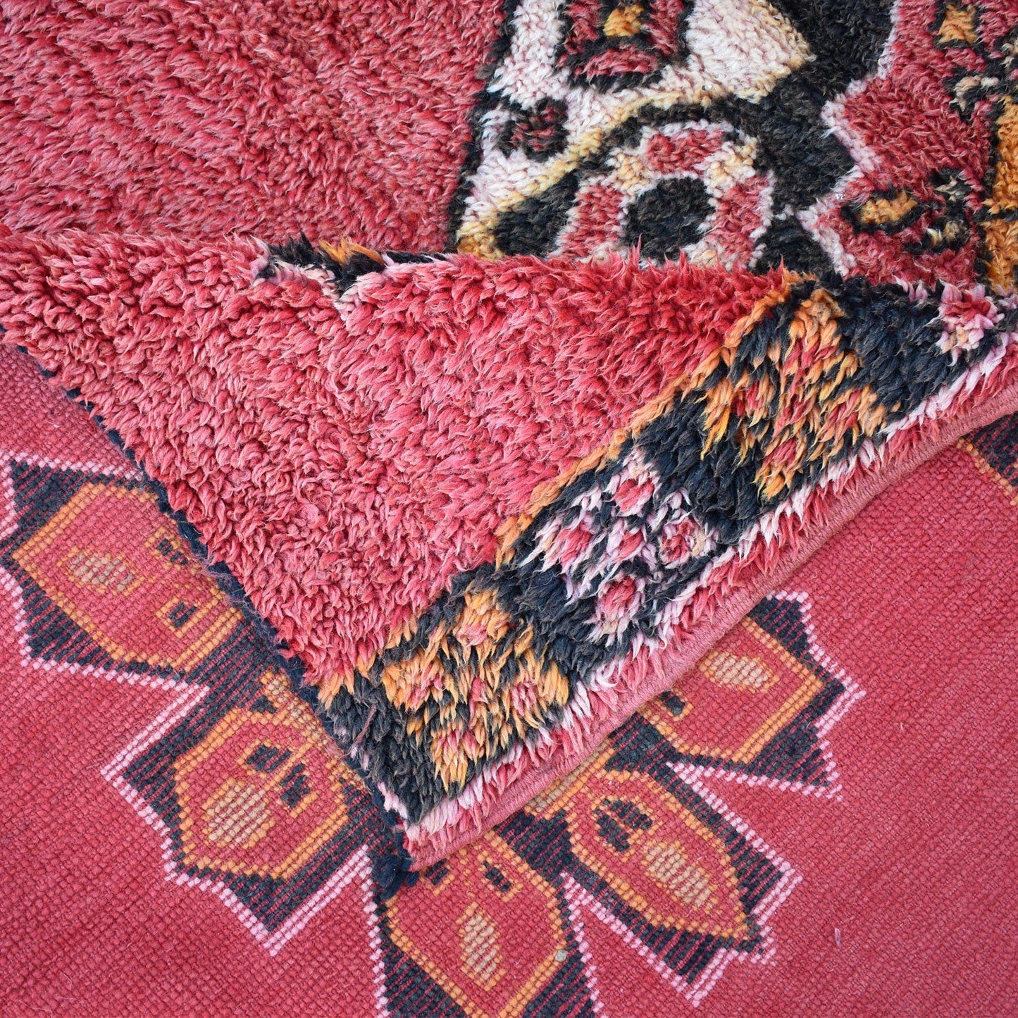 Fatna Vintage Moroccan Wool Rug  | 5'3" x 8'2"