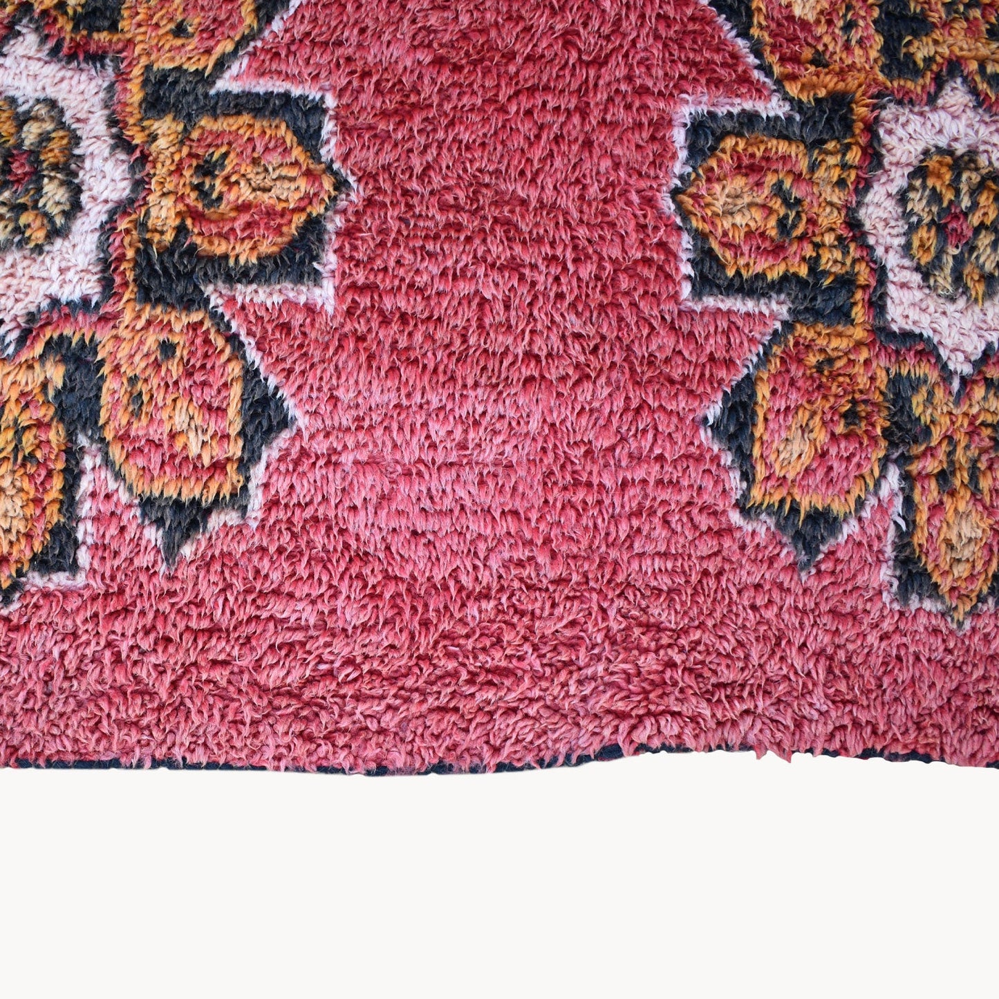 Fatna Vintage Moroccan Wool Rug  | 5'3" x 8'2"