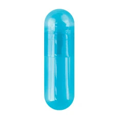 Capsugel Coni-Snap Hard Gelatin Capsules | Size #1 | Aqua Blue/Aqua Blue (1,000 Count)