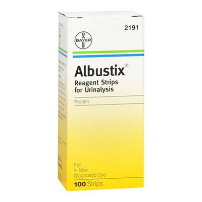 Albustix Urine Test Strips Detects Protein Siemens 2191- Box/100