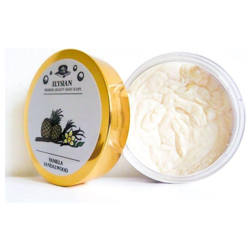 Elysian Vanilla Sandalwood Shaving Soap 4 Oz