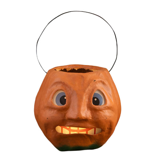 Scary Vintage Pumpkin Bucket Medium by Bethany Lowe Designs - Osadia Concept Store