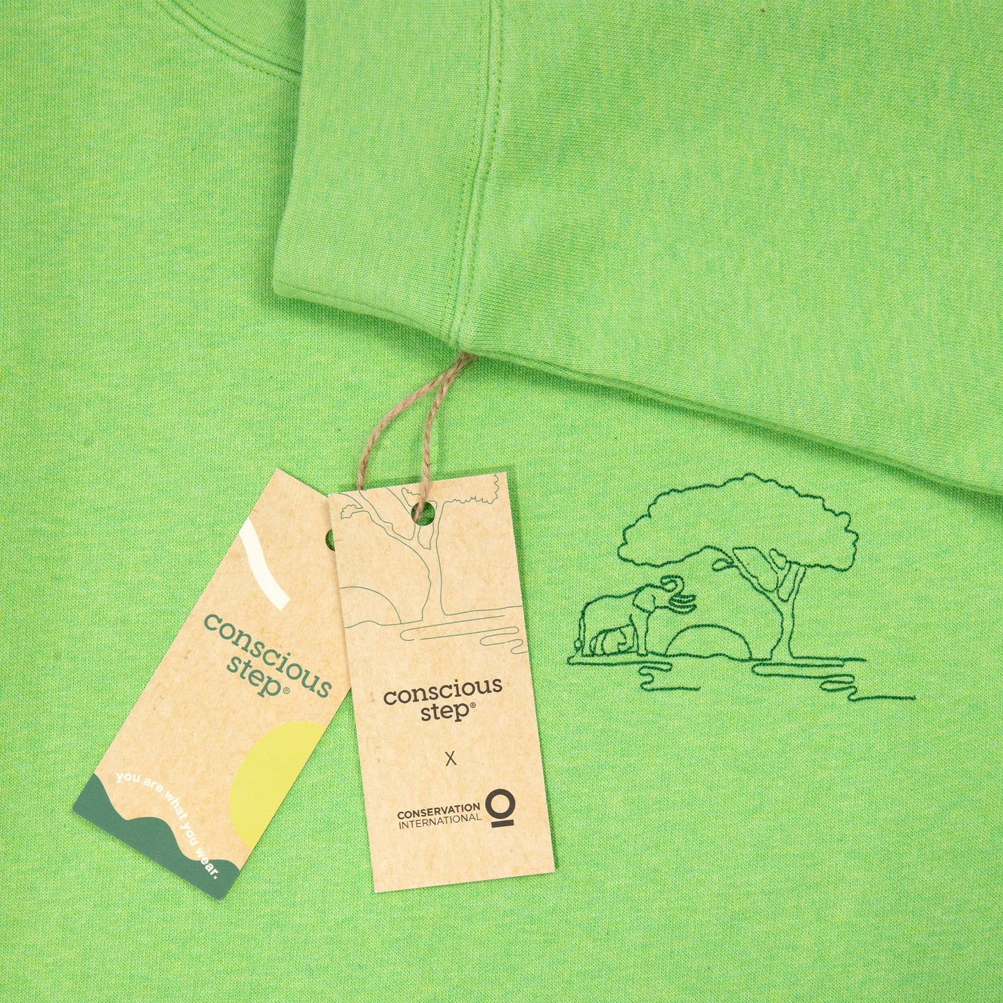 Protect Elephants Crew Sweatshirt - Osadia Concept Store
