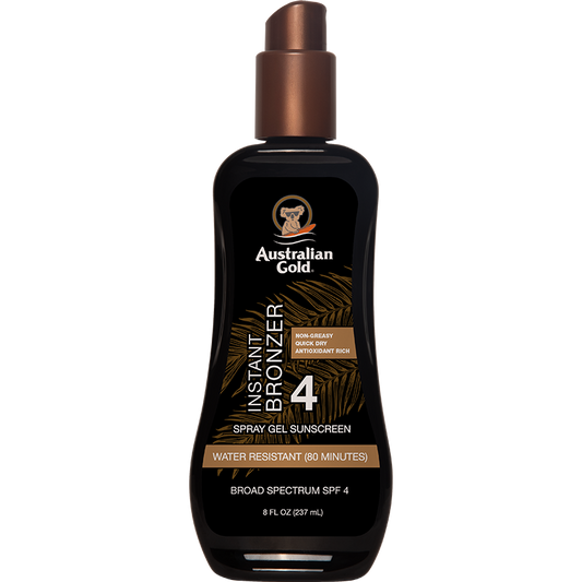 Australian Gold SPF 4 Spray Gel Bronzer 8 fl oz