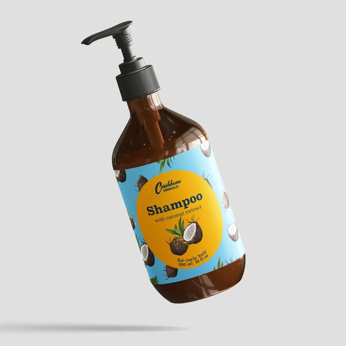 Coconut shampoo for curly hair
