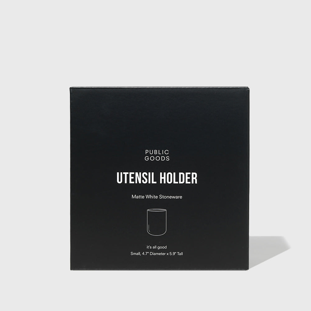 Short Stoneware Utensil Holder - Osadia Concept Store