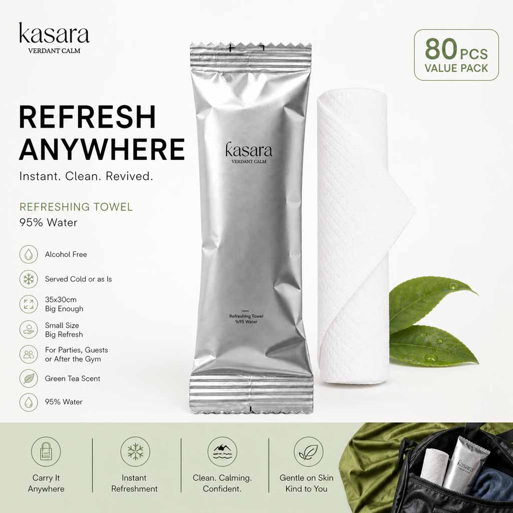Refreshing Scented Towel – Cold & Normal Use Only 80pcs