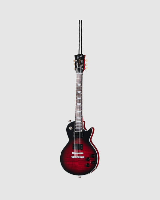6" Gibson® Les Paul™ Standard Slash Vermillion Burst Guitar Holiday Ornament