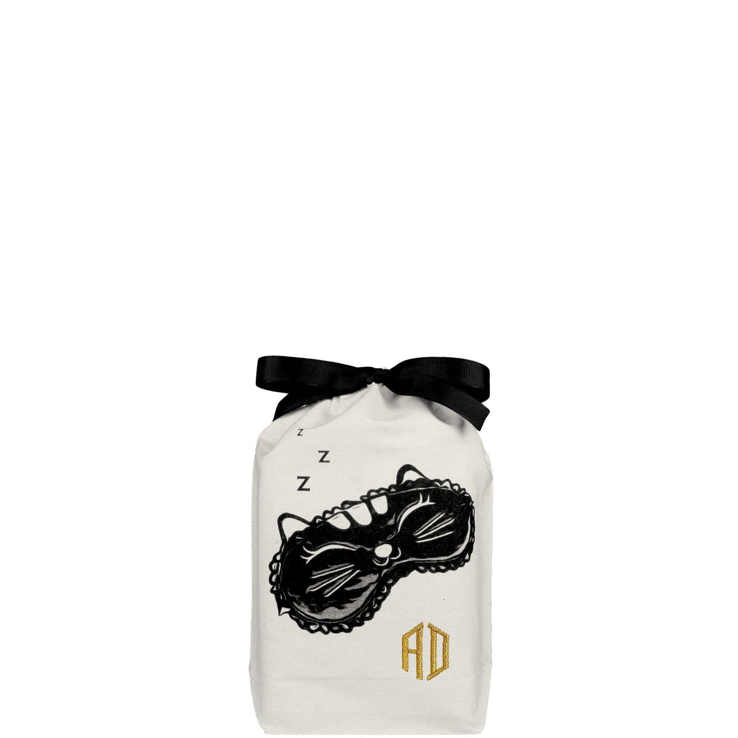 Cat Sleepy Mask Bag, Cream