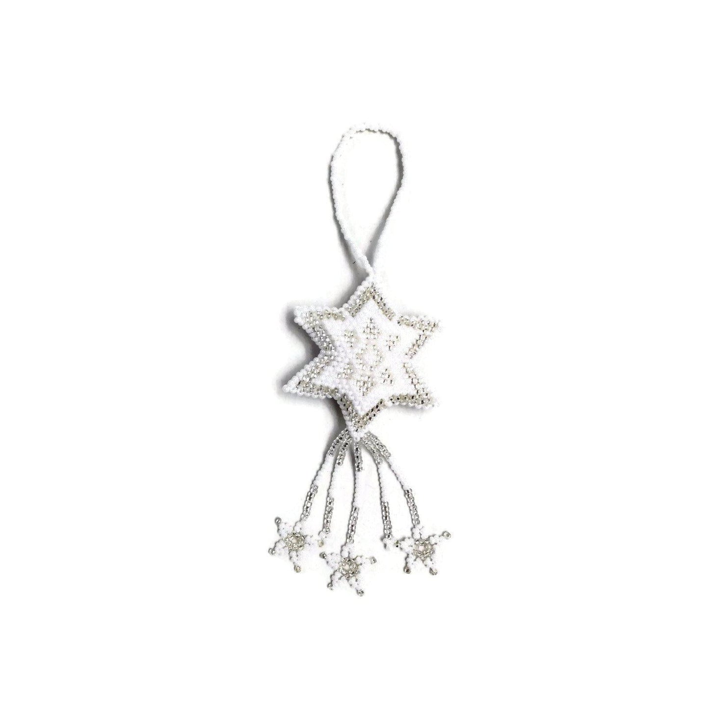 Star Seed Bead Handmade Ornament - Guatemala