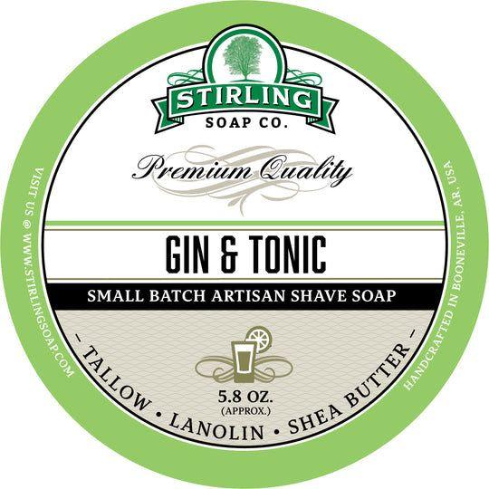 Stirling Soap Co. Gin & Tonic Shaving Collection