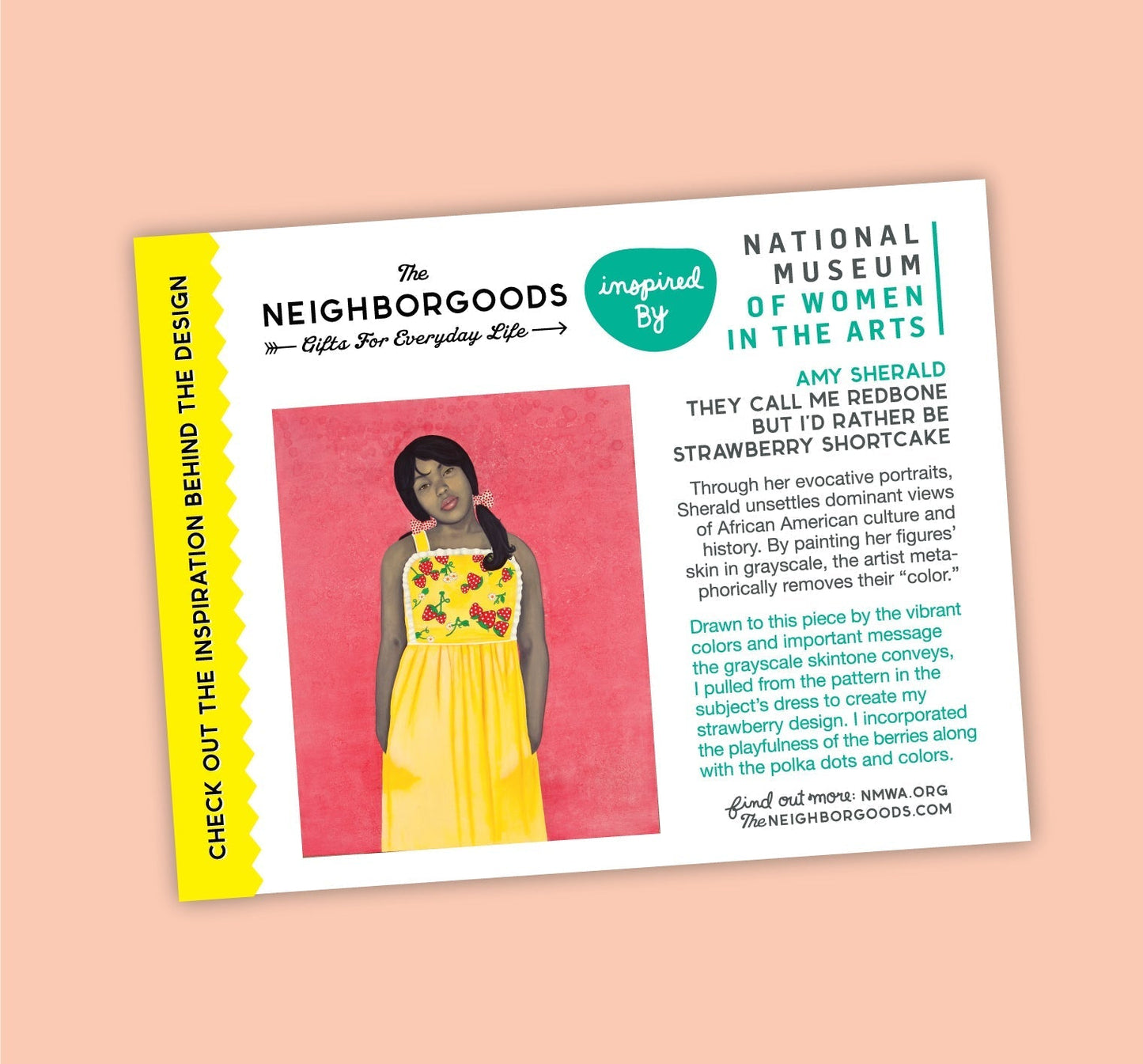 NMWA Strawberry Card - Set of 8