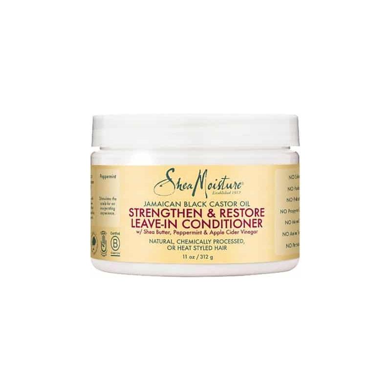 SheaMoisture Jamaican Black Castor Oil Leave-In Conditioner Strengthen & Restore 312g