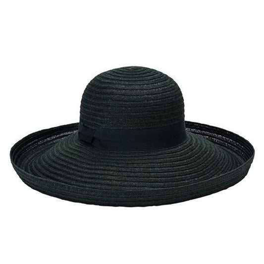 Women's Paperbraid Turn Up Sun Brim