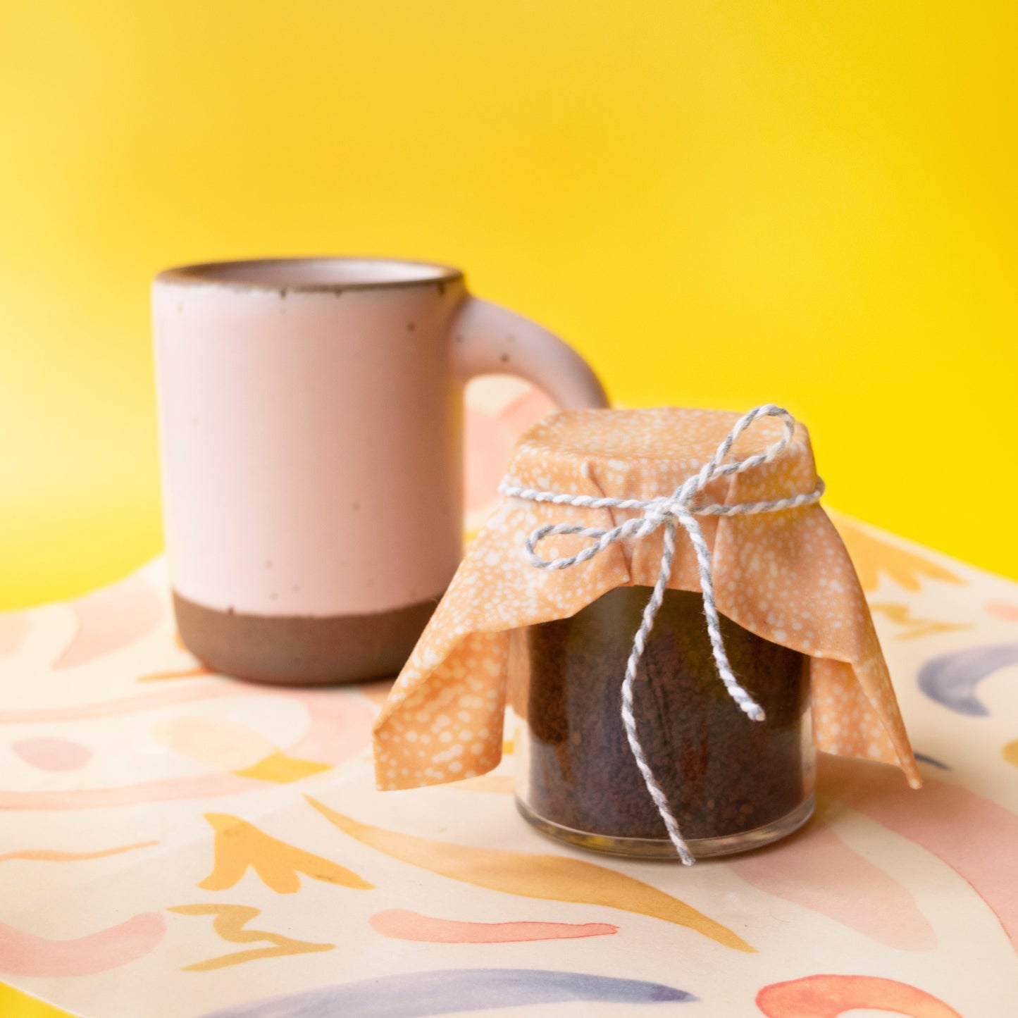 Beeswax Food Wrap In Sunset Print- 3 pack