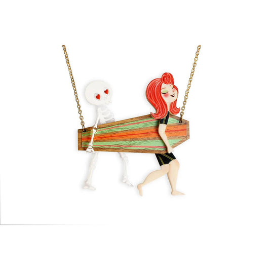 Surfer Couple Necklace by Laliblue