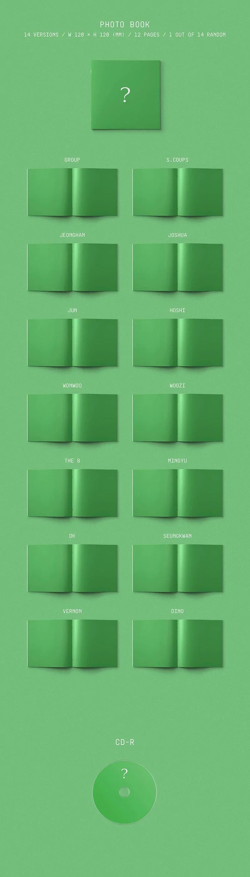 Seventeen 4th Repackage Album - Sector 17 (Compact Ver)