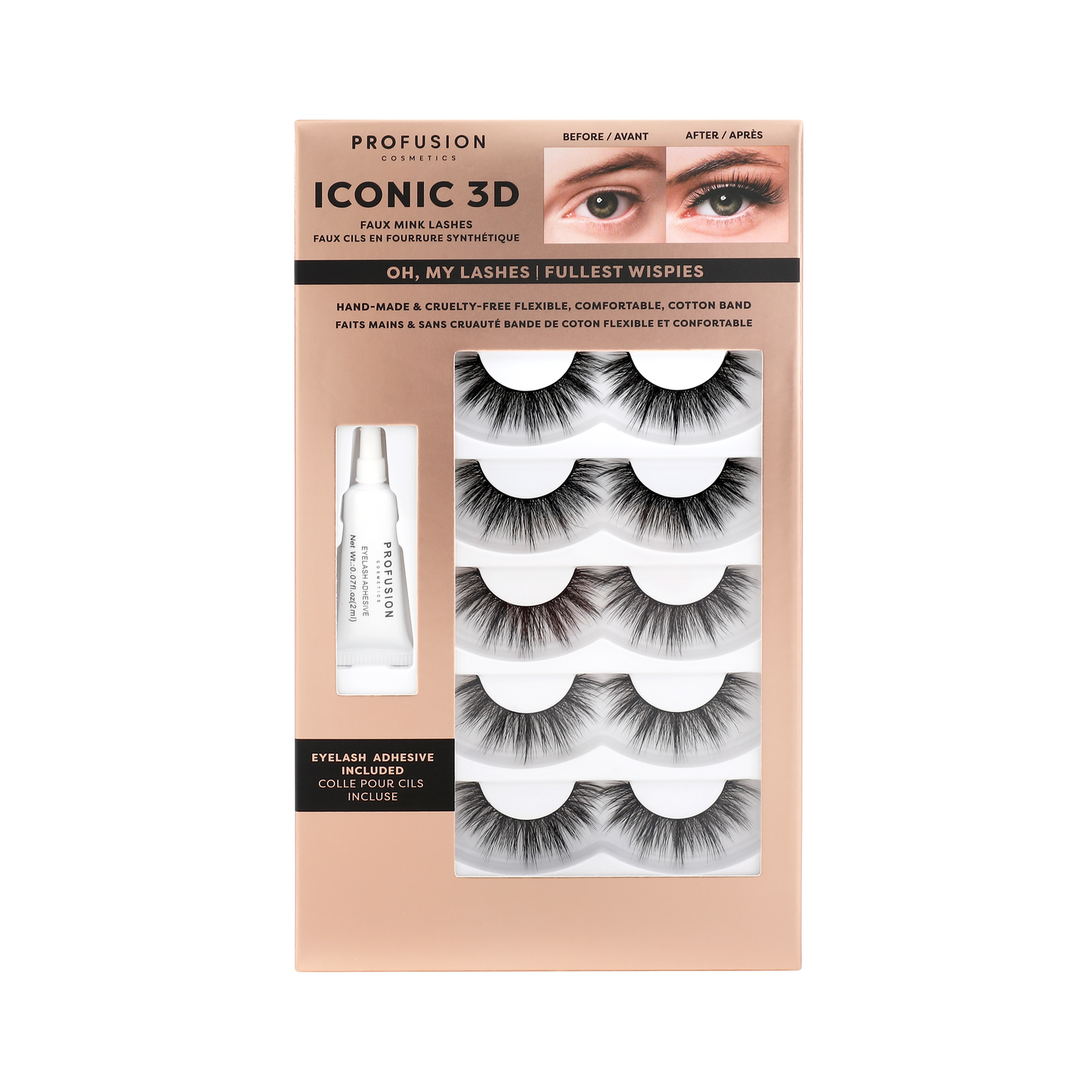 Iconic 3D Faux Mink Lashes - Osadia Concept Store