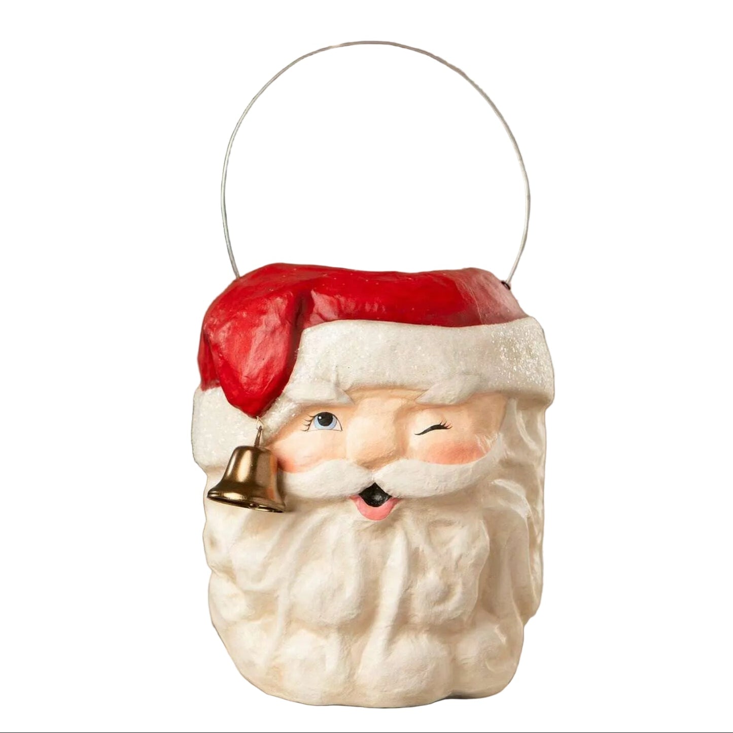 Tall Santa Bucket | Bethany Lowe | Christmas Decor