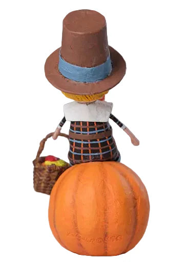 Thankful Thad Lori Mitchell Thanksgiving Figure *NEW FOR 2026* SHIPS JUNE